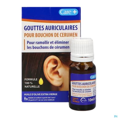 CARE+ SOL BOUCHON OREILLE 10ML