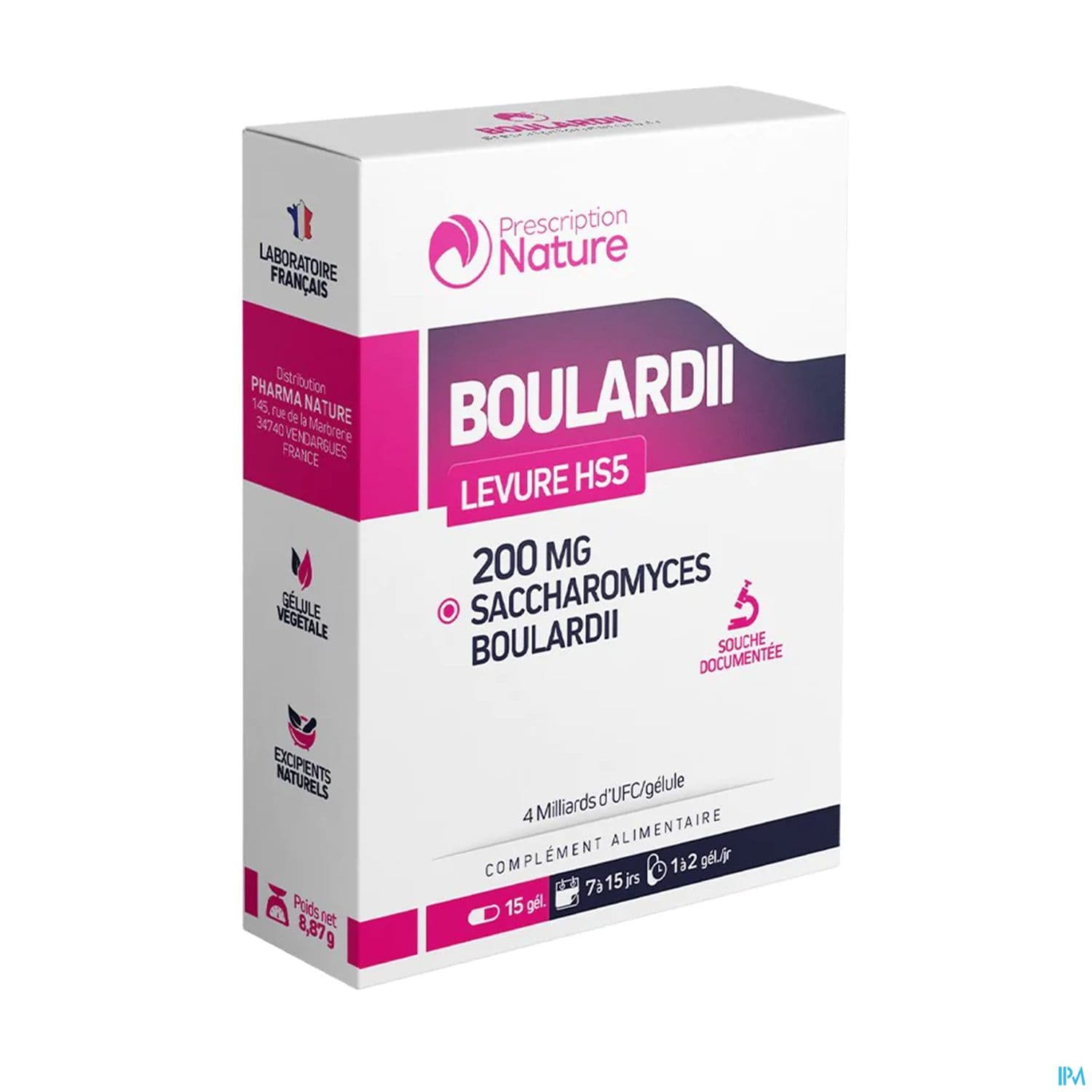 Prescription Nature Boulardii Gelule 15