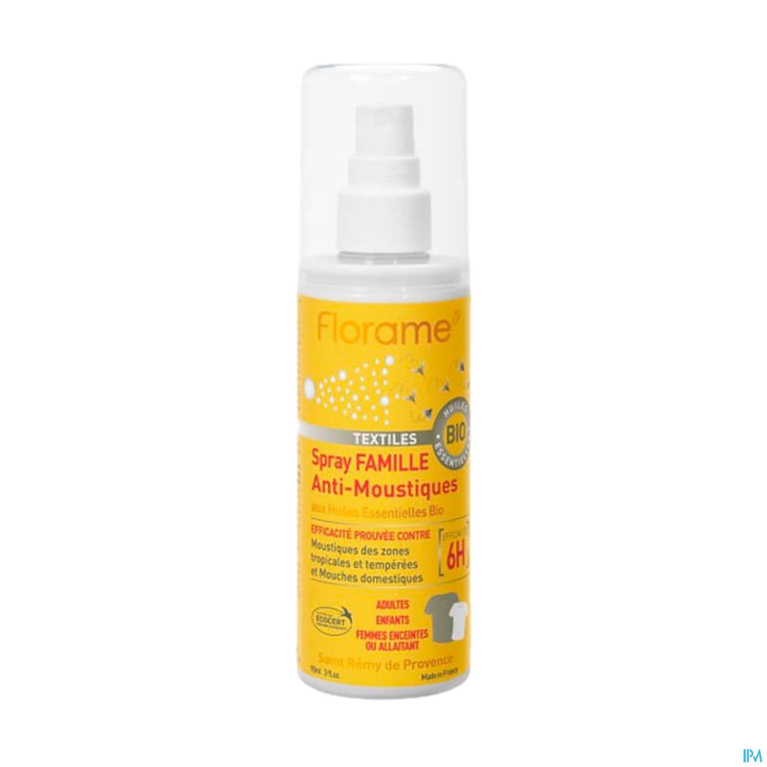 Florame Antimoustique Famille Antimoustiques Air Tissus Bio Spray 90ml