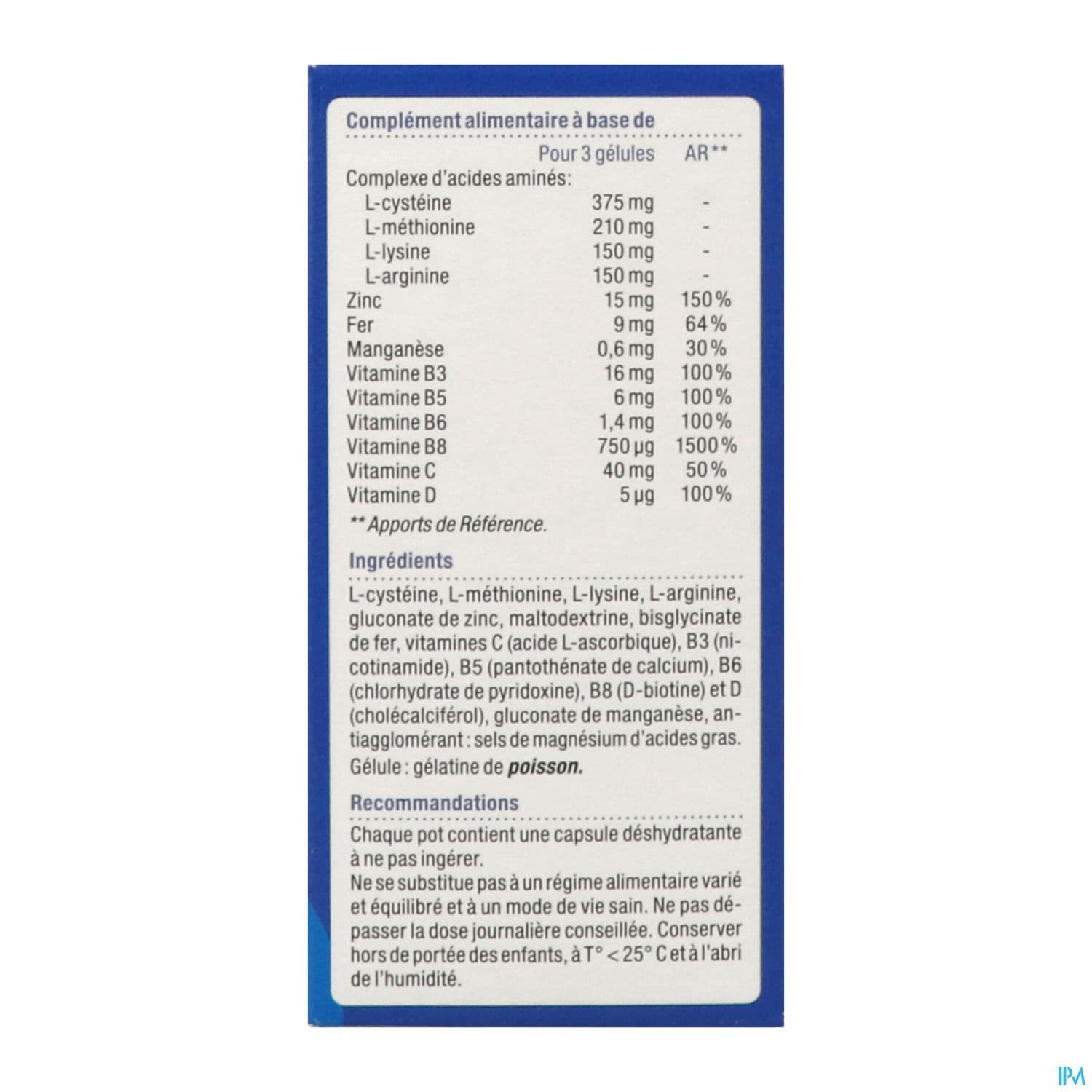 ERGYCAPIL GELULE 3X90