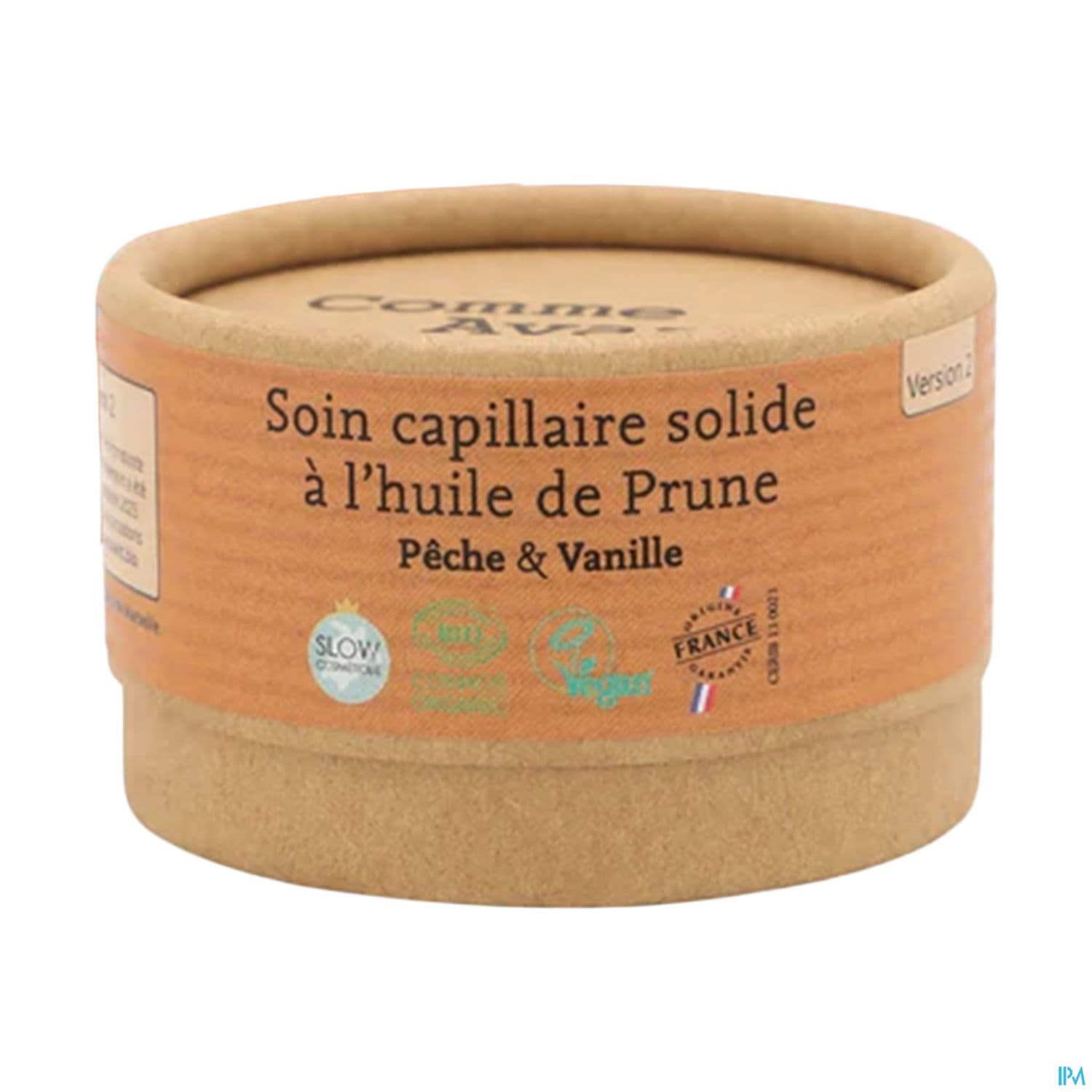 Comme Avant Soin Capillaire Solide A l'huile De Prune Peche Vanille 50g — Pharmacie aux enfants
