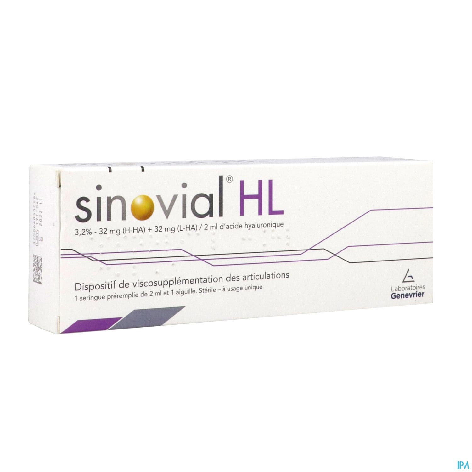 Sinovial High Low 3.2% Solution Visco Injectable Seringue 2ml + Aig