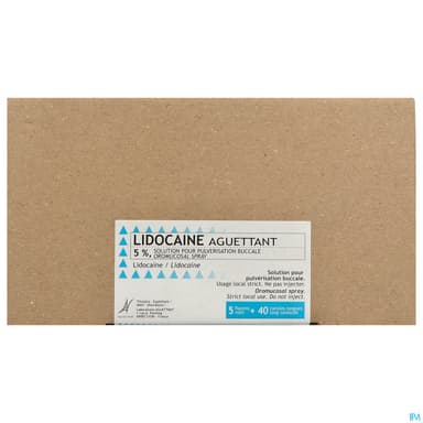 Lidocaine Aguettant 5% Pulv Buccale 1g X5