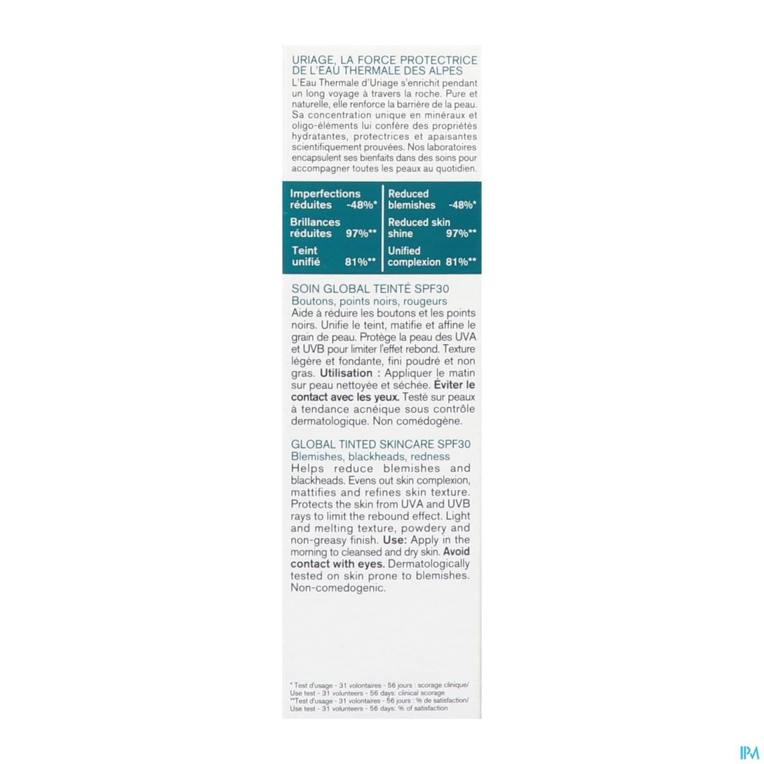 URIAGE HYSEAC 3-REGUL SPF30 TEIN40