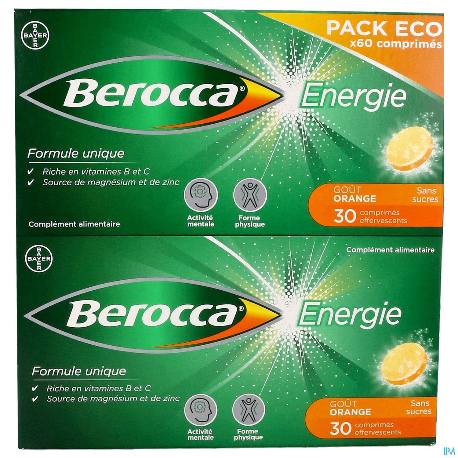 BEROCCA ENERGIE ORANGE CPR EFF 60