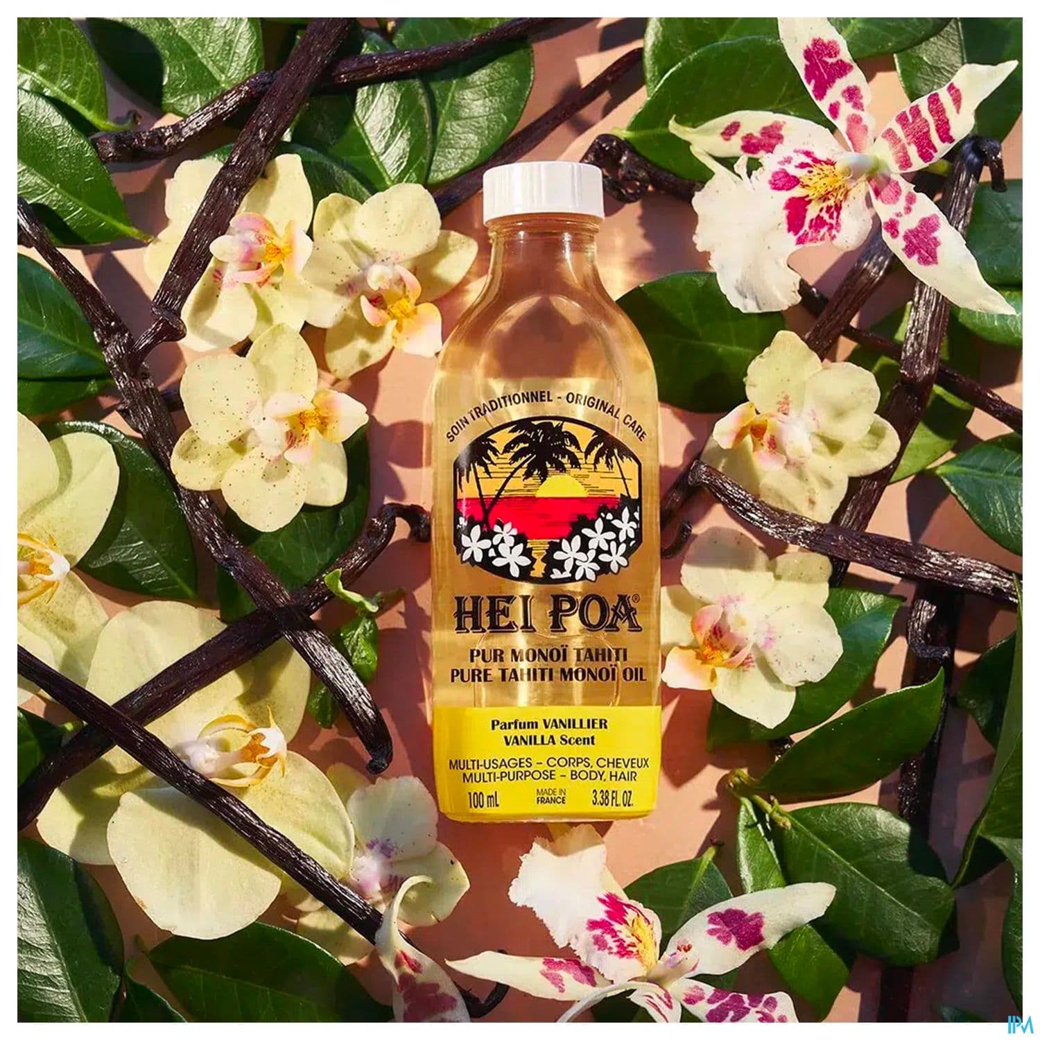 Hei poa pur monoï de tahiti vanillier 100 ml