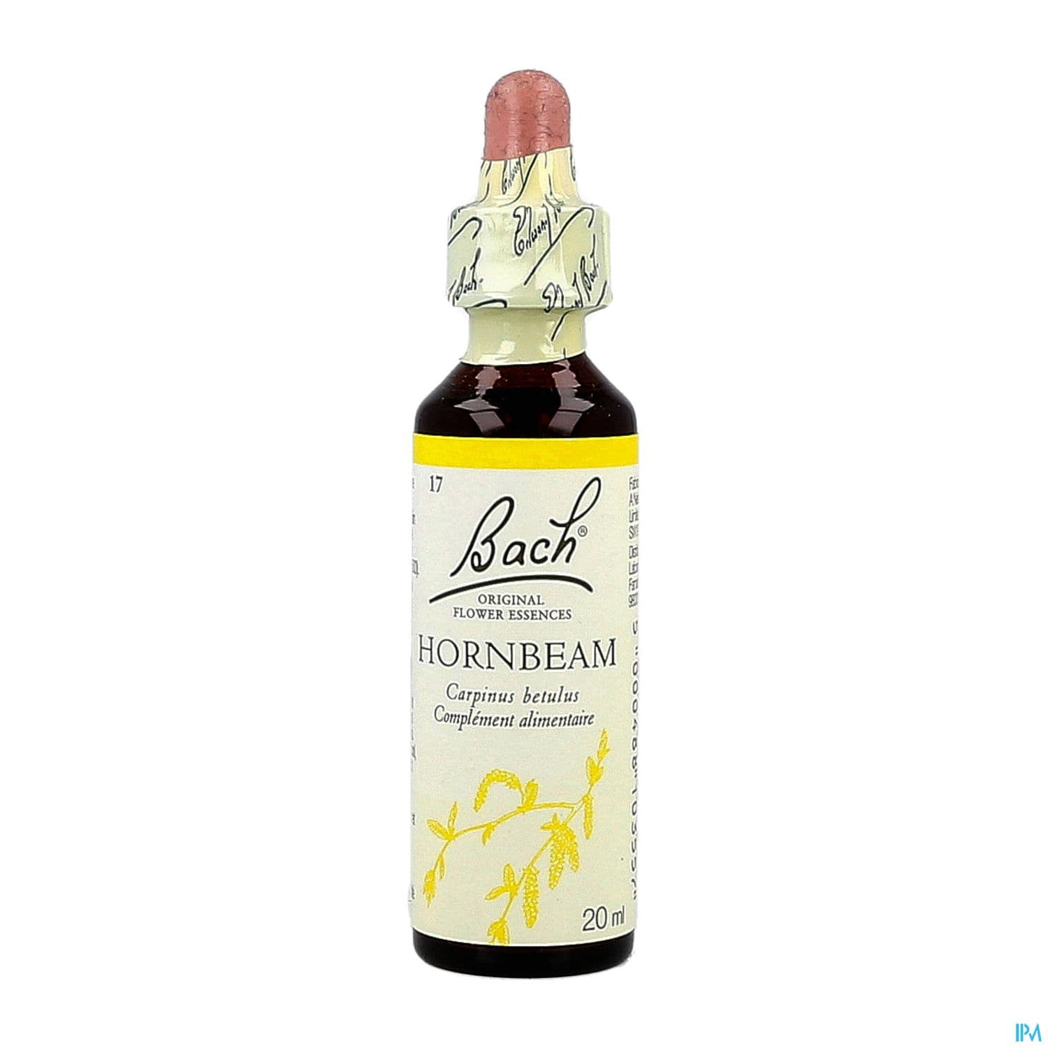Fleurs De Bach Original 17 Hornbeam Compte Gouttes 20ml