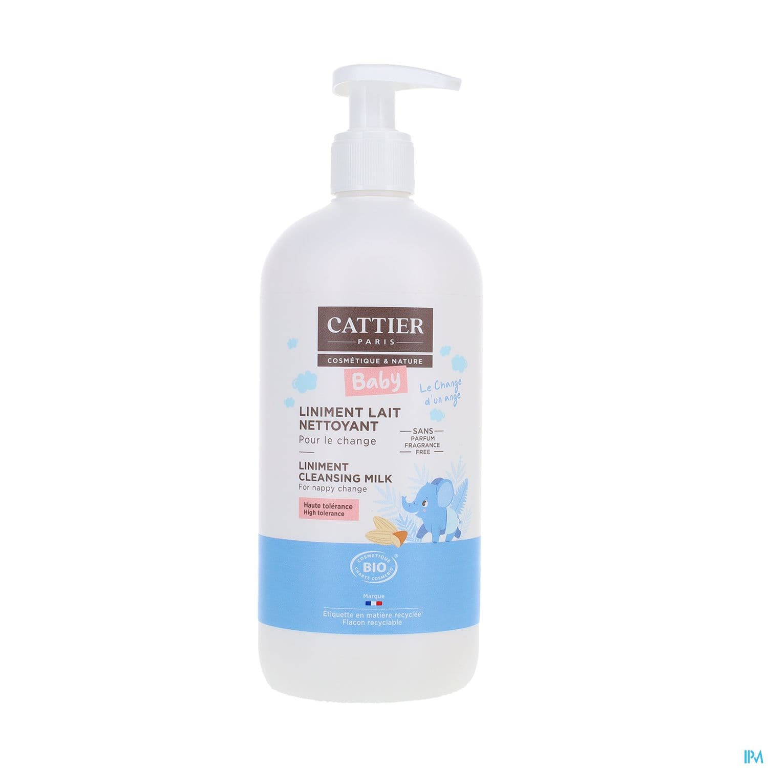 Cattier Bebe Liniment Lait Nettoyant Pour Le Change Bio 500ml