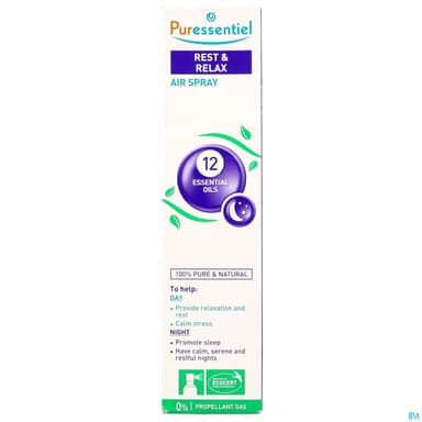 Puressentiel Spray Aerien Sommeil Detente Aux 12he 200ml