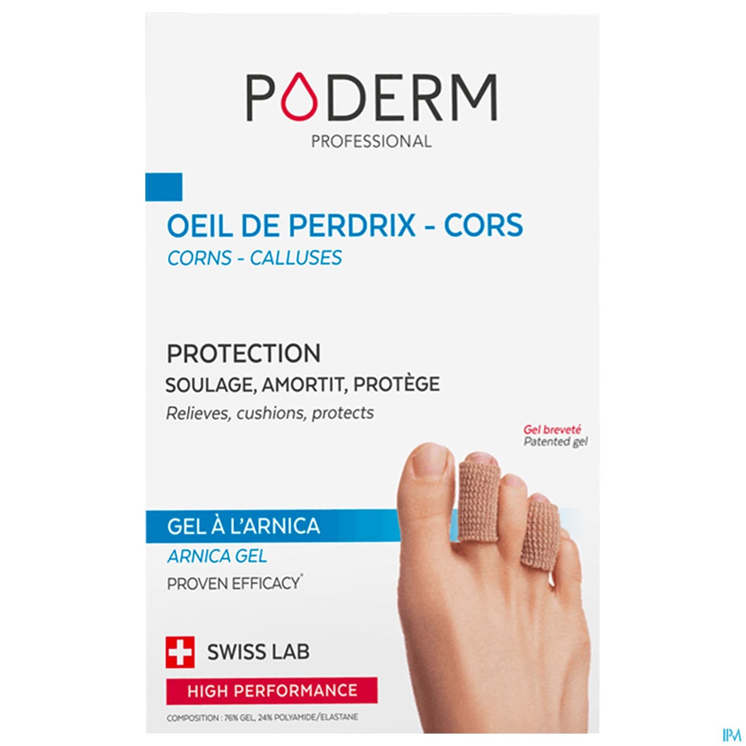 Poderm Oeil De Perdrix Cors Digitube Avec Gel D'arnica Small 2