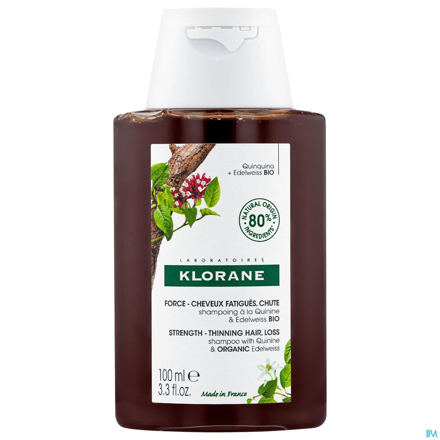 KLORANE SH QUININE EDELWEISS 100ML