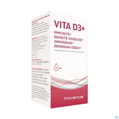 Inovance Vitamine D3+ Gouttes 15ml