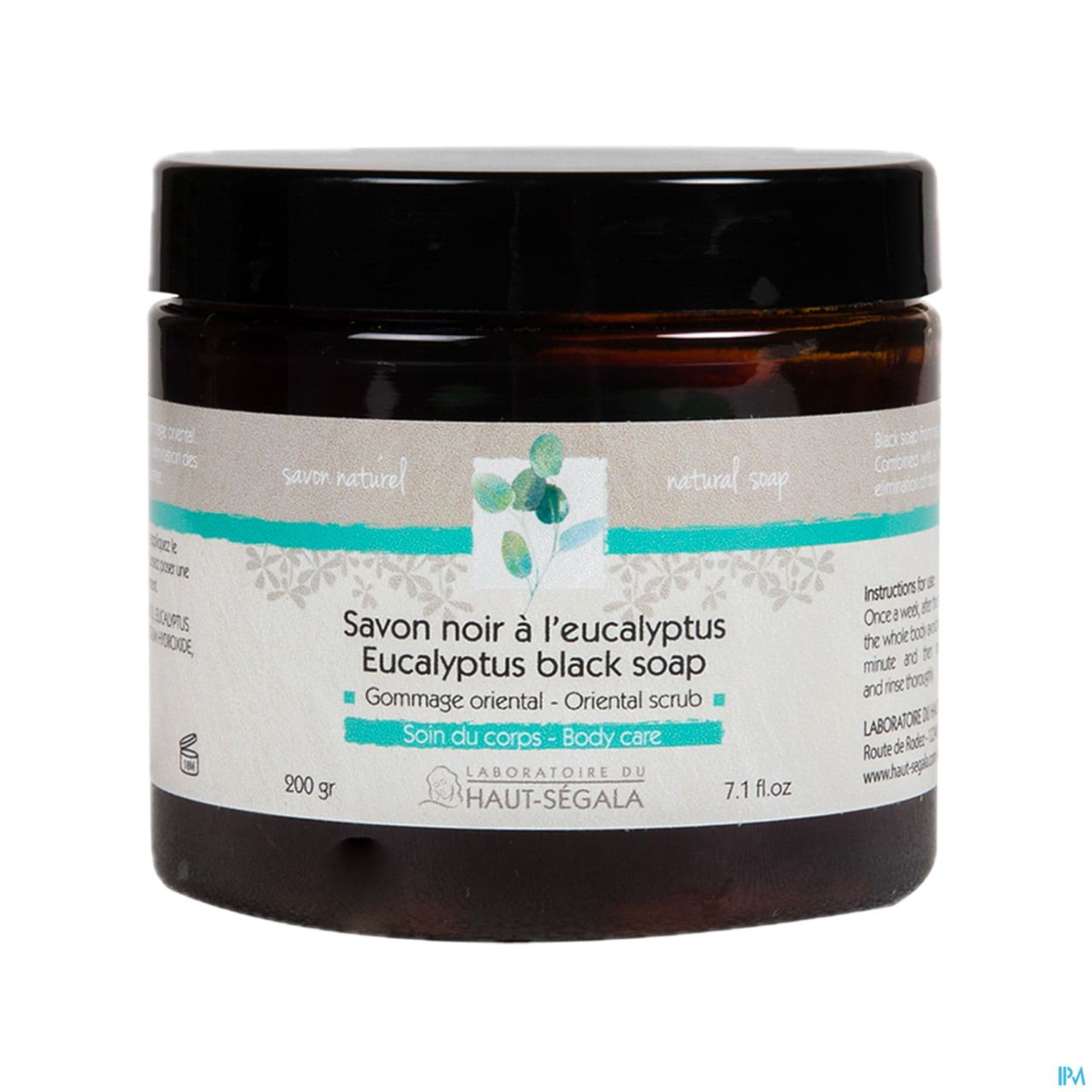 Laboratoire Du Haut-segala Savon Noir A l'eucalyptus 200 Gr