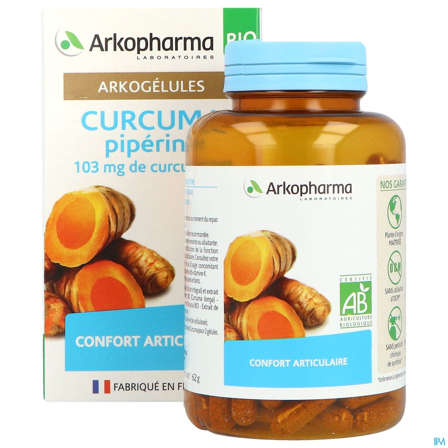 ARKOGELULES CURCUMA + PIPERINE GEL FL/150