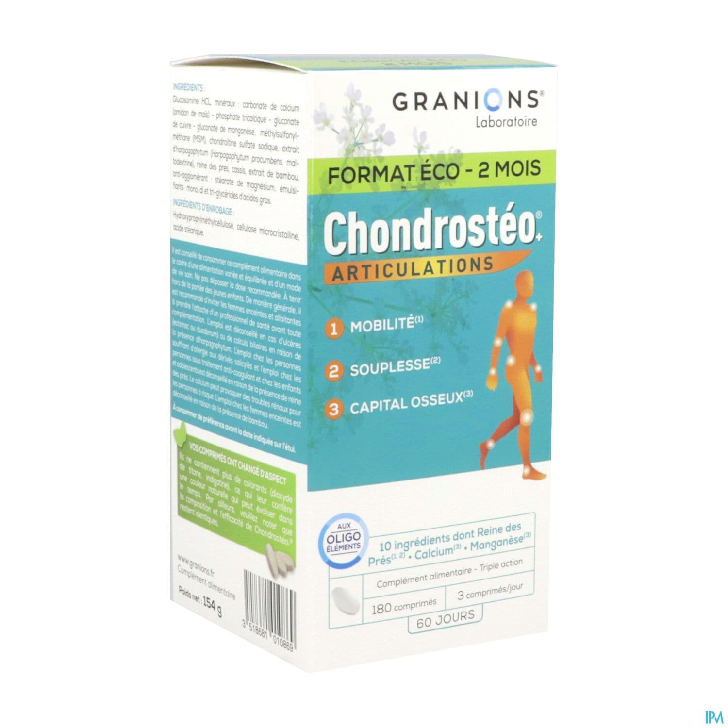 Granions Chondrosteo+ Articulations Comprime 180