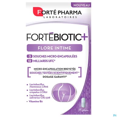FORTEBIOTIC+ FLORE INTIME GELUL 15
