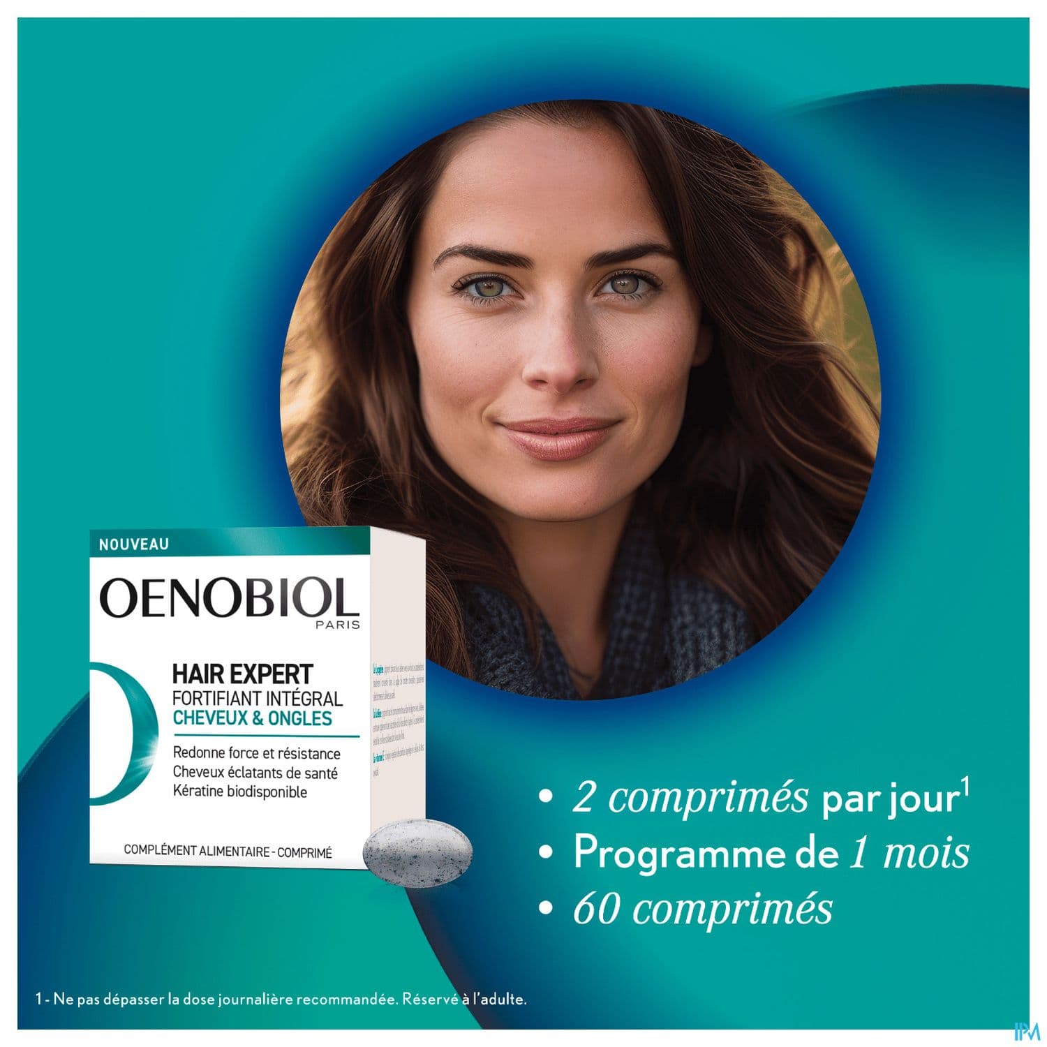 Oenobiol Hair Expert Fortifiant Integral Comprime 60