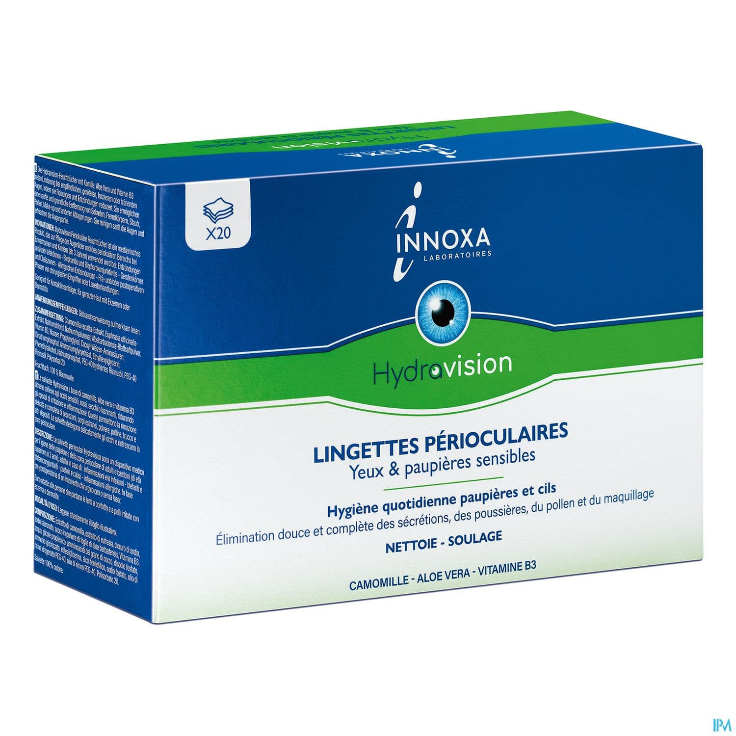 Innoxa Hydravision Lingette Perioculaire 20