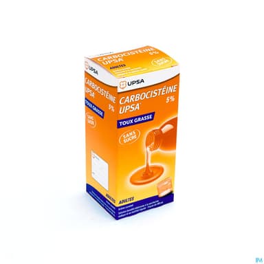 Carbocisteine Upsa 5% Ad Sirop Sans Sucre 200ml