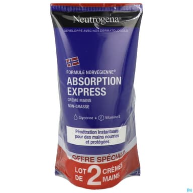 NEUTROGENA CR MAIN ABSORPTION 75X2