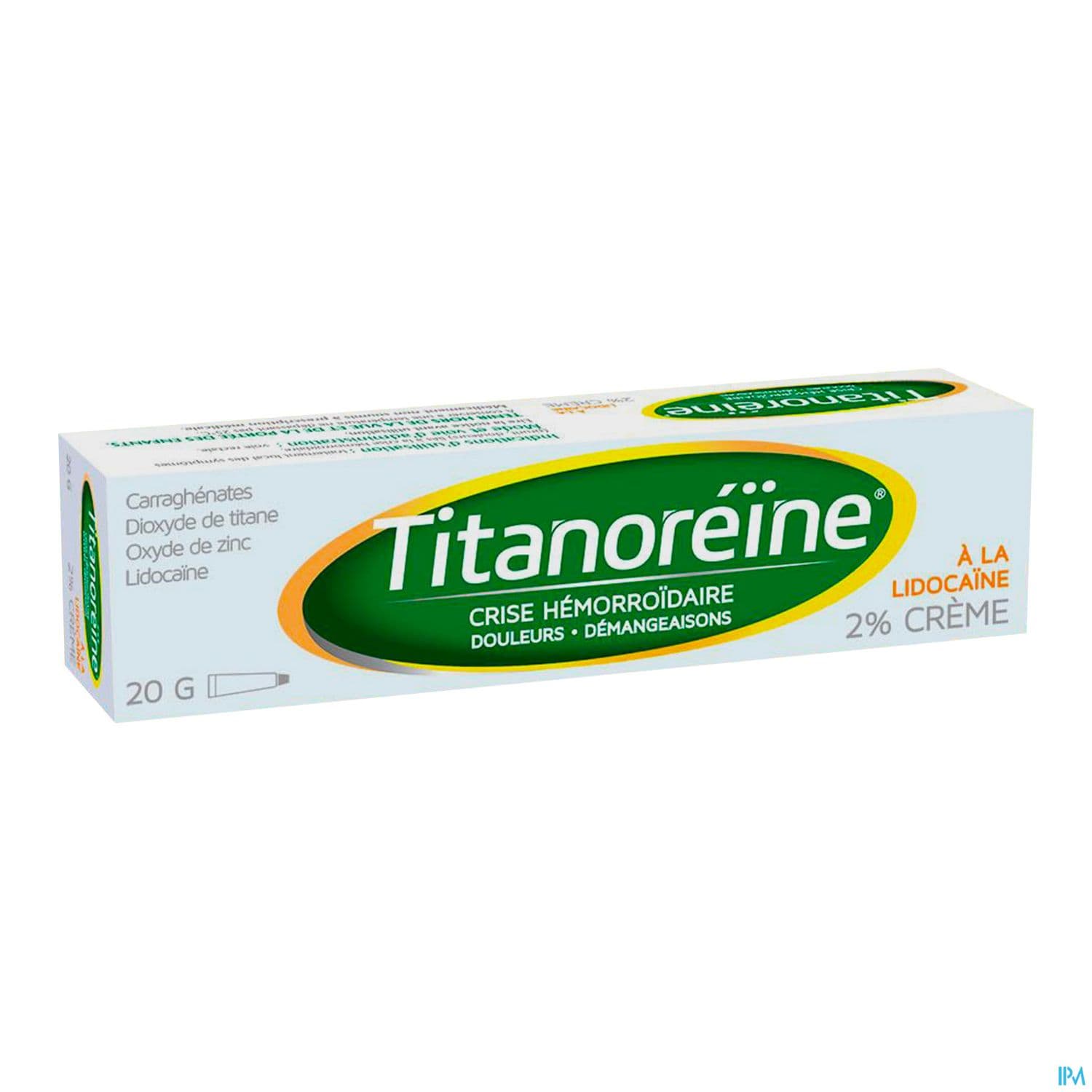 TITANOREINE LIDOCAINE 2% CR TUB20G
