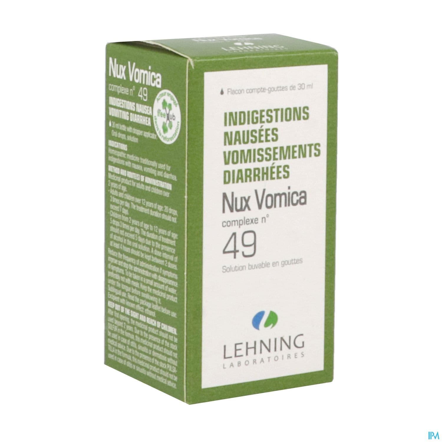 Lehning Complexe 49 Nux Vomica Solution Buvable 30ml