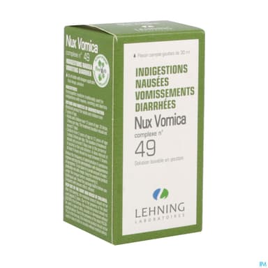 Lehning Complexe 49 Nux Vomica Solution Buvable 30ml