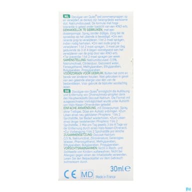 Quies Doculyse Solution Auriculaire Spray Pulverisation 30ml