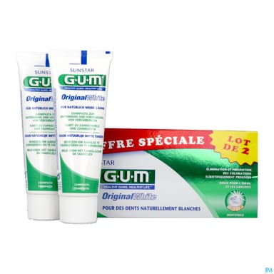 Gum Original White Dentifrice 75ml X2