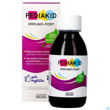 PEDIAKID IMMUNO FORT SP MYRT 125ML
