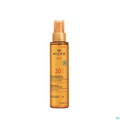 Nuxe Sun Huile Bronzante Visage Corps Ip30 150ml