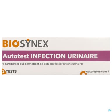 BIOSYNEX TEST INFECT URINAIRE BT3