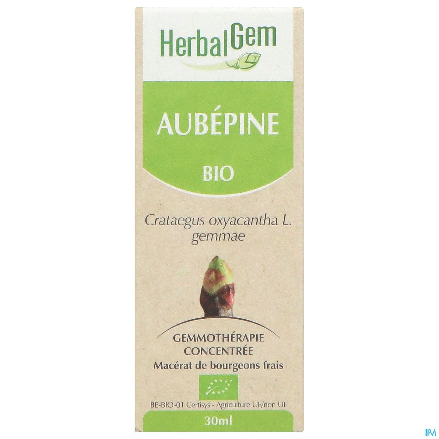 Herbalgem Aubepine Bourgeon Macerat Glyc Bio 30ml