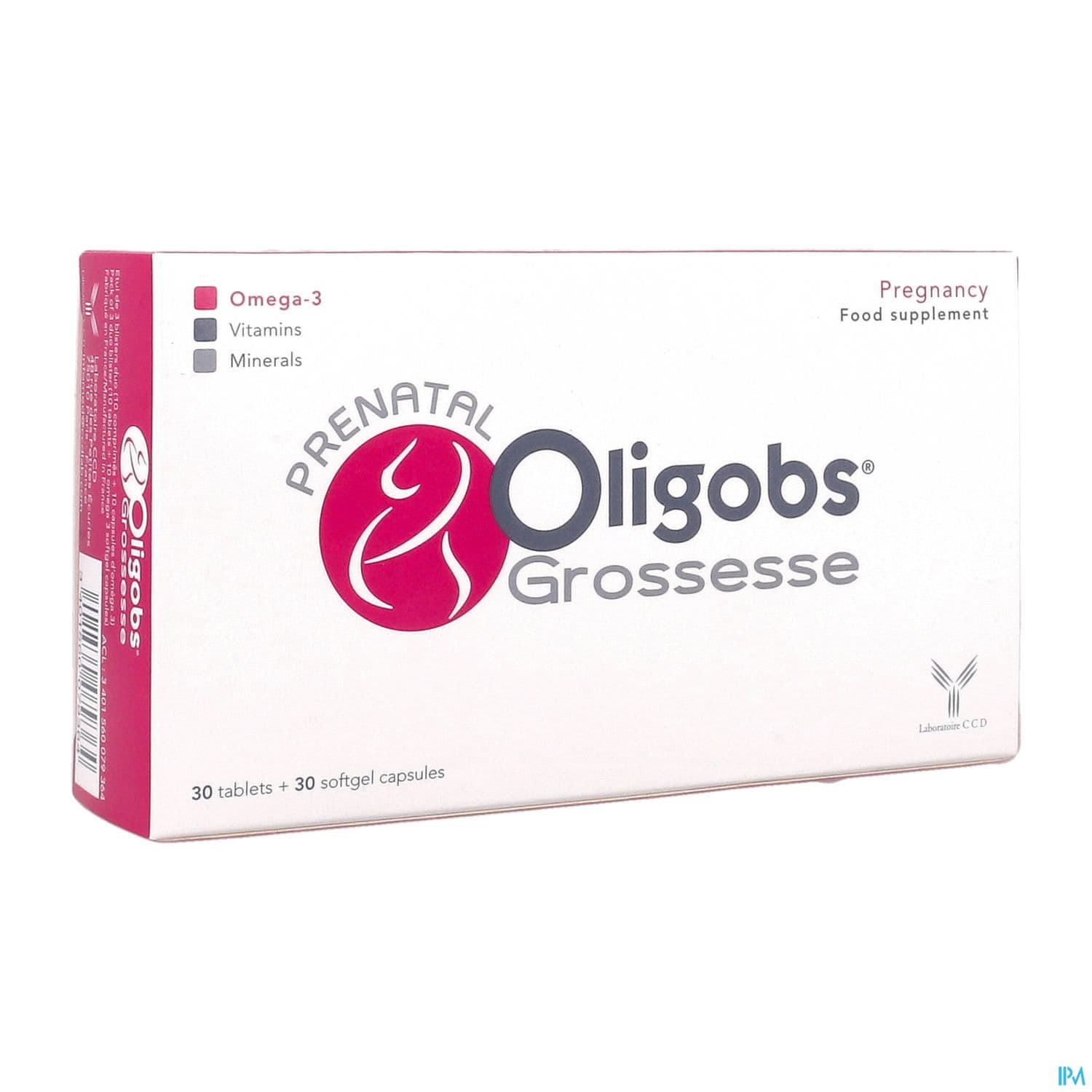 OLIGOBS GROSSESSE CPR30+CAPS30