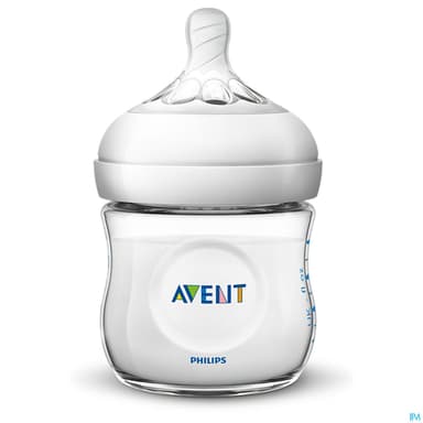 Avent Biberon Natural 2.0 Transparent 125ml Scf030/17