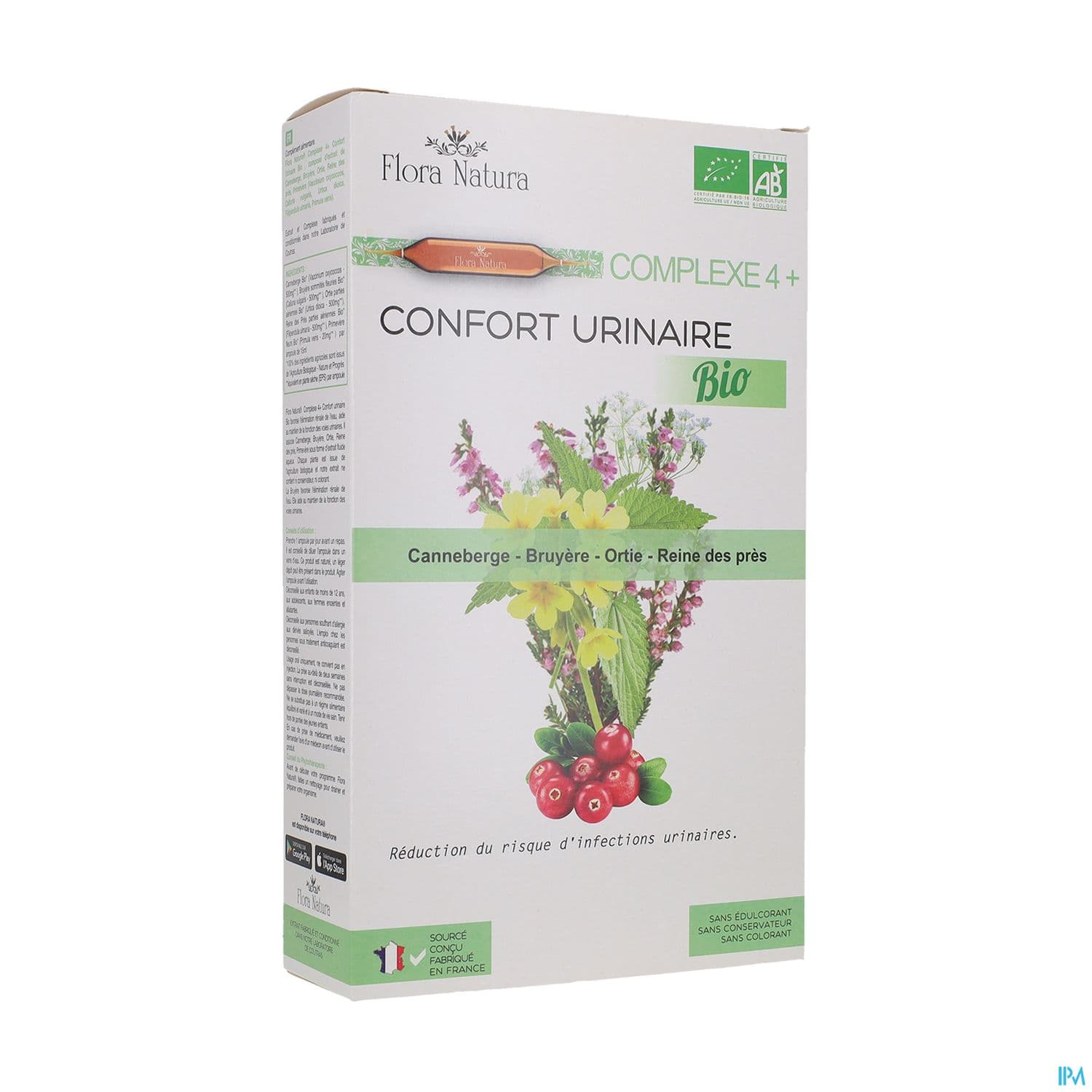 Flora Natura Complexe 4+ Confort Urinaire Bio Ampoule 20