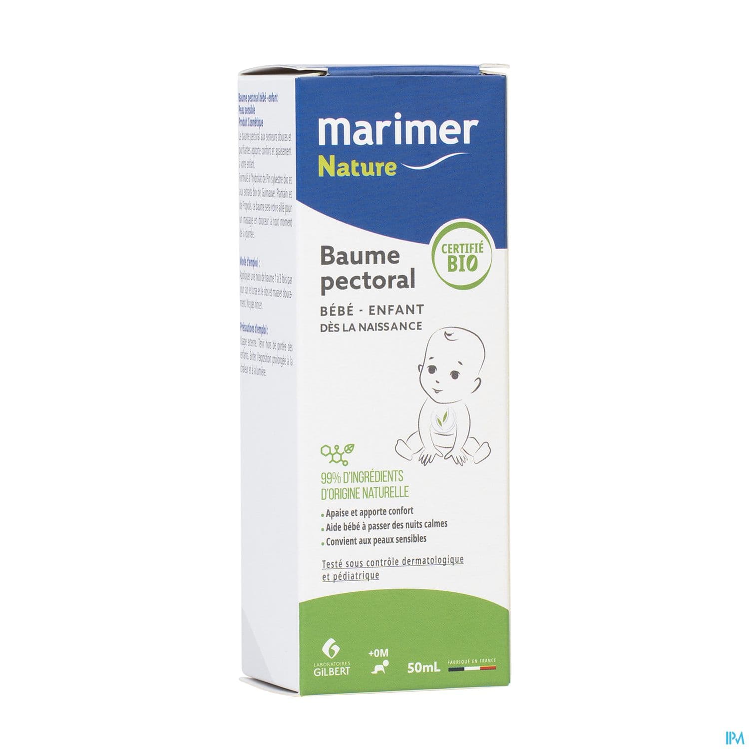 MARIMER NAT BAUME PECT BABY 50ML