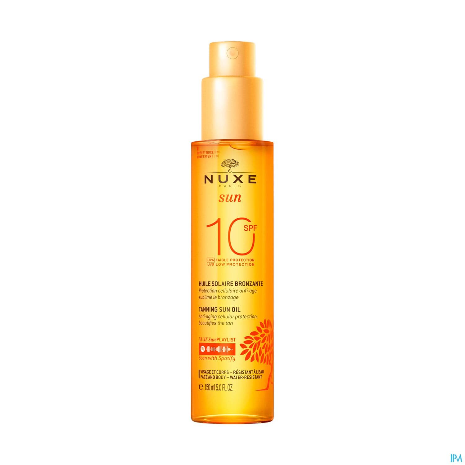 Nuxe Sun Huile Bronz.visage-corps Ip10 Fl P.150ml