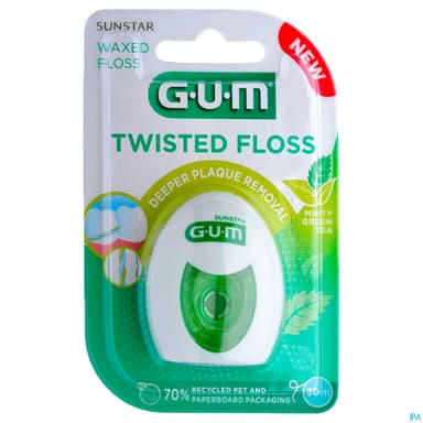 Gum Twisted Floss Fil Dentaire 30m