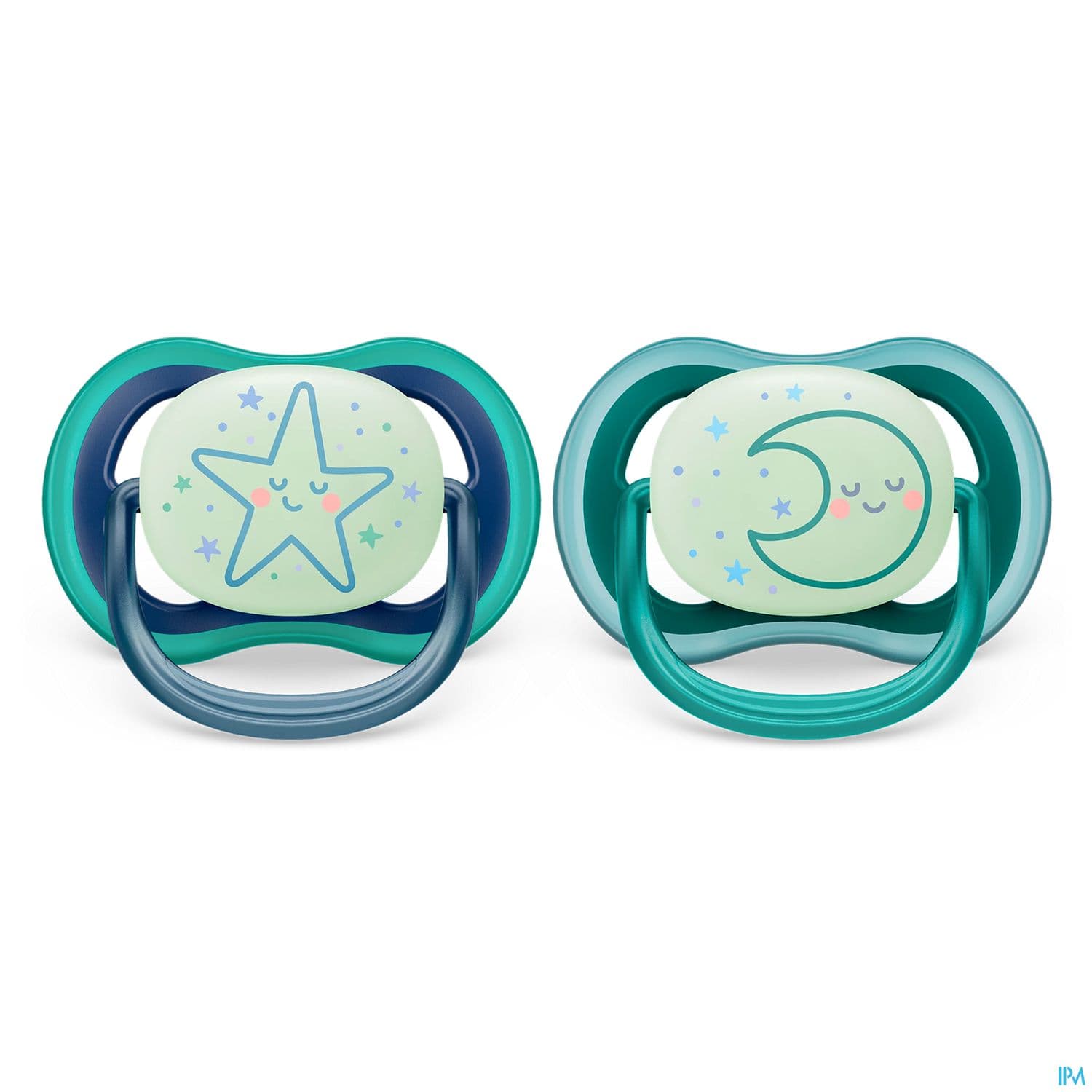 Avent Sucette Ultra Air Nuit 6/18mois X2