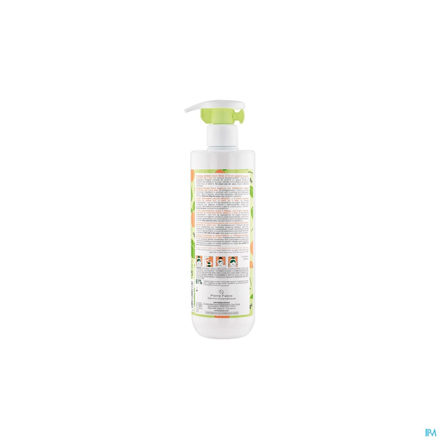KLORANE JUNIOR SH DEM PECHE 500ML