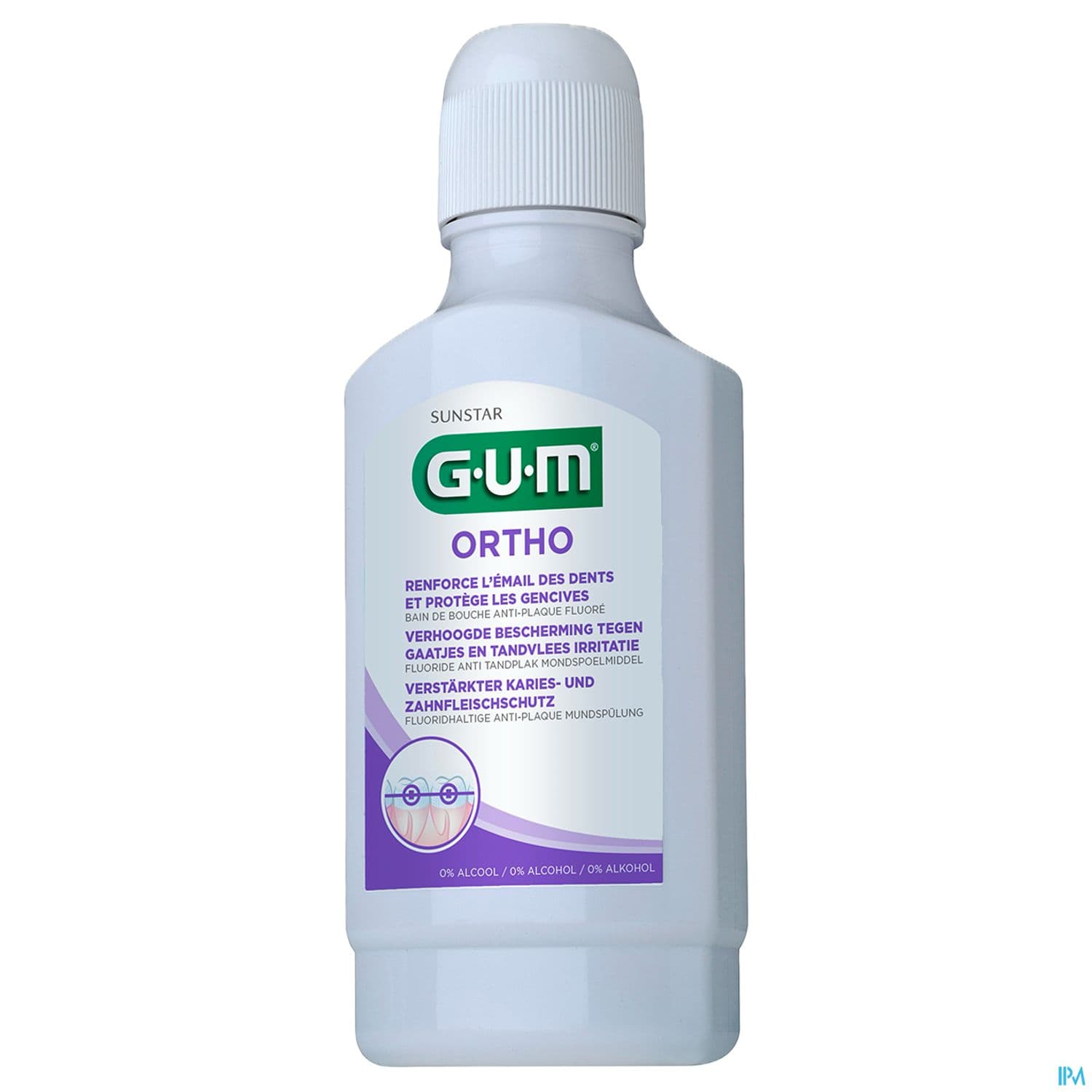 Gum Ortho Bain De Bouche Sans Alcool 300ml