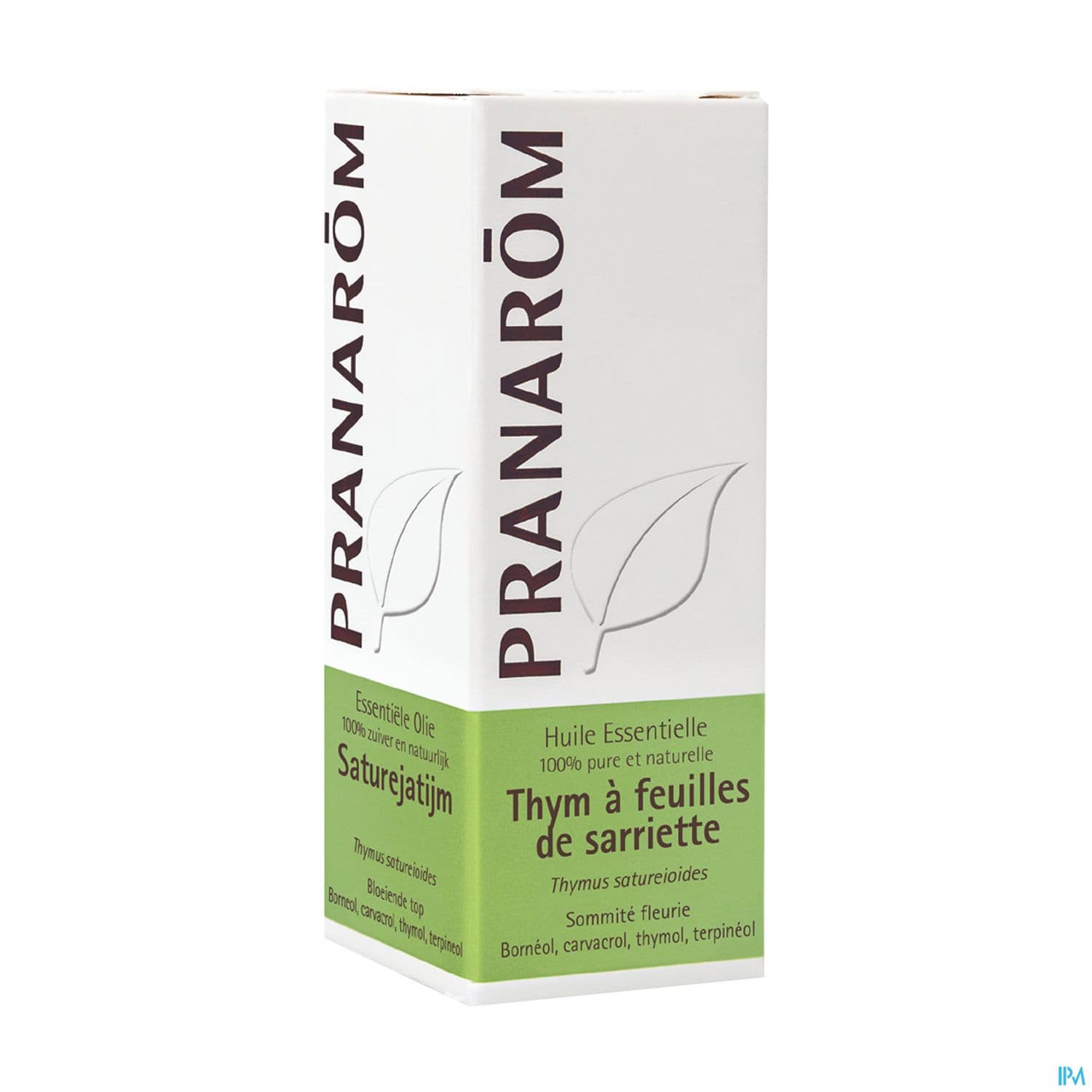 Pranarom Huile Essentielle Thym Feuille Sarriette Sommite Fleurie 10ml