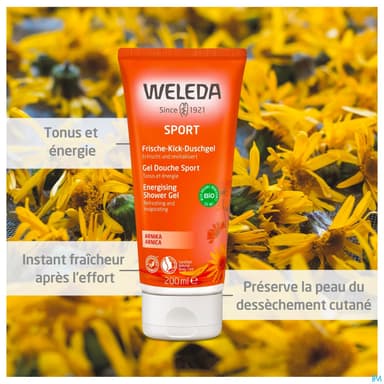 WELEDA SPORT GEL DCH ARNICA 200ML
