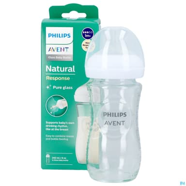 BIB AVENT NAT RESPONSE VERRE 240ML