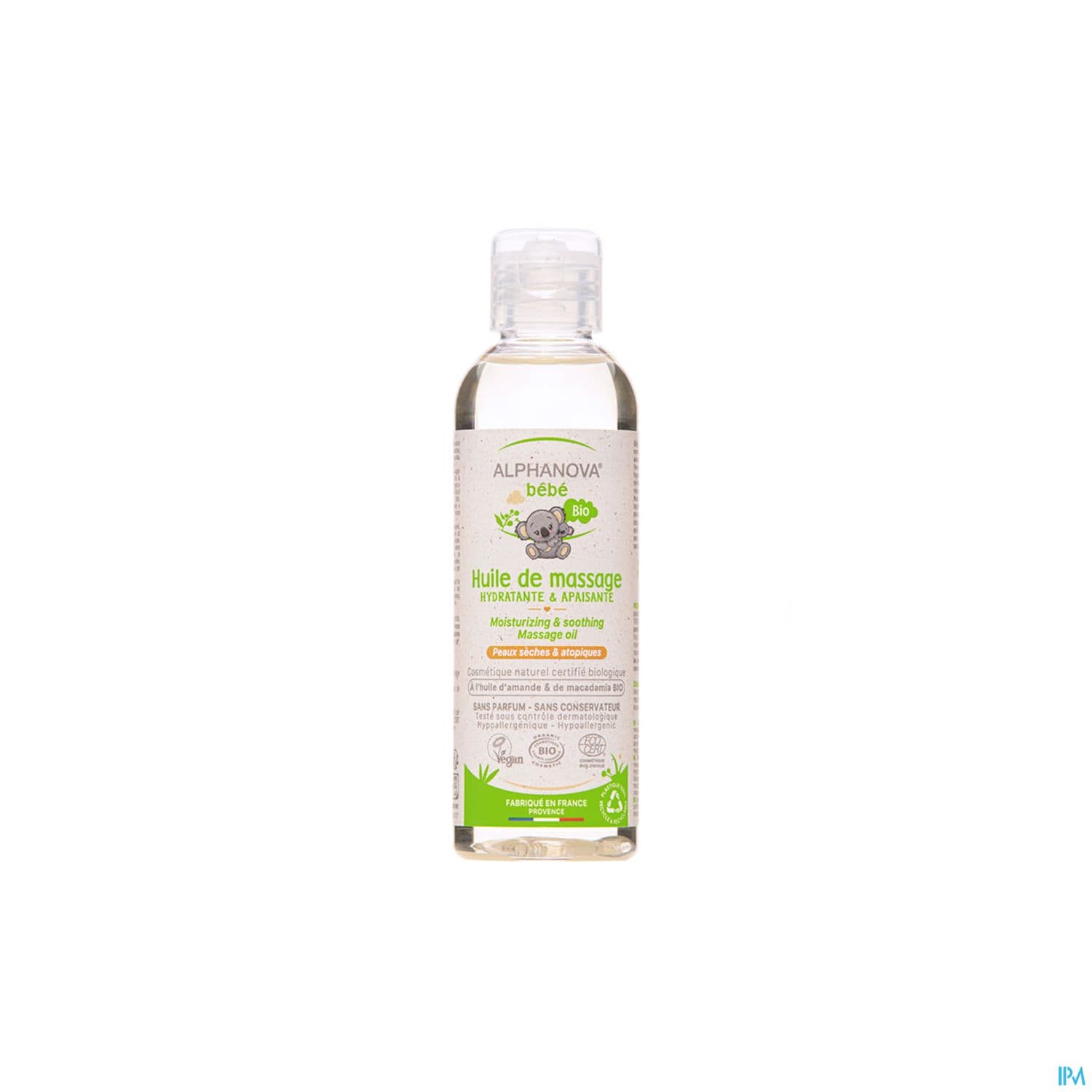 Alphanova Bebe Huile De Massage Bio 100ml