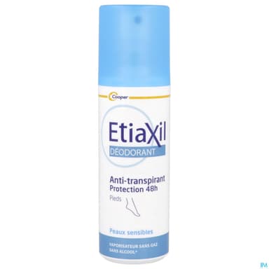 Cooper Etiaxil Antitranspirant 48h Pieds Vaporisateur 100ml
