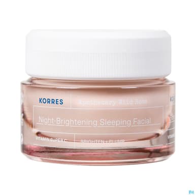 Korres Rose Sauvage Creme De Nuit Eclat 40ml