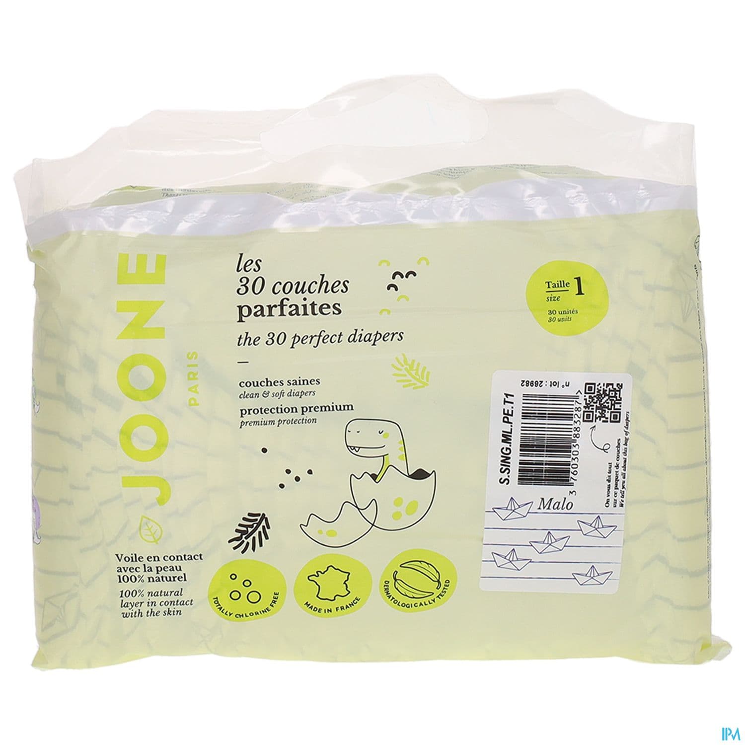 Joone Bebe Couche T1 2/4kg Malo X30