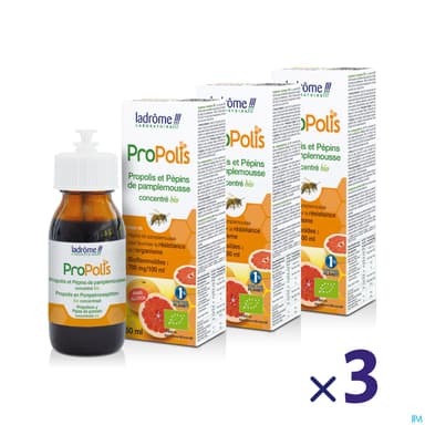 Ladrome Propolis Pepins Pamplemousse Bio 50ml